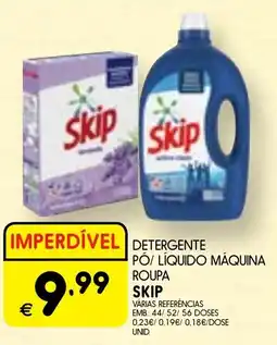 Meu Super Detergente pó/ líquido máquina roupa skip promoção