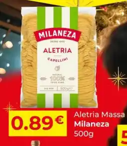 Miranda Supermercados Aletria Massa Milaneza promoção
