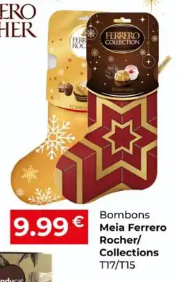 Miranda Supermercados Bombons Meia Ferrero/ Collections T17/T15 promoção