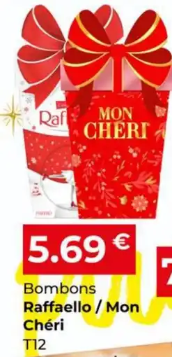 Miranda Supermercados Bombons Raffaello / Mon Chéri T12 promoção
