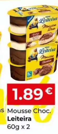 Miranda Supermercados Mousse Choc Leiteira promoção