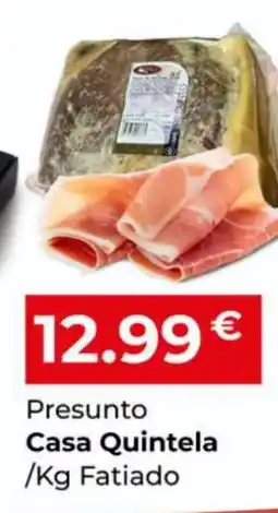 Miranda Supermercados Presunto Casa Quintela Fatiado promoção
