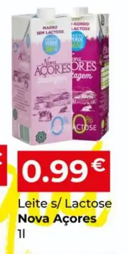 Miranda Supermercados Leite s/Lactose Nova Açores promoção