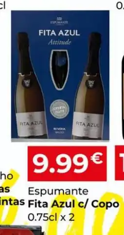 Miranda Supermercados Espumante Fita Azul c/ Copo promoção