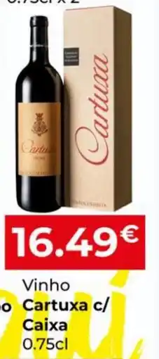 Miranda Supermercados Vinho Cartuxa c/ Caixa promoção