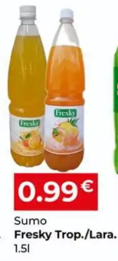 Miranda Supermercados Sumo Fresky Trop./Lara promoção