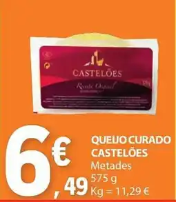 E.Leclerc Queijo curado castelões metades promoção