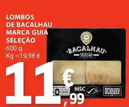 E.Leclerc Lombos de bacalhau marca guia seleção promoção