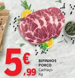 E.Leclerc Bifinhos porco cachaço promoção