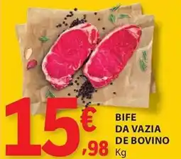 E.Leclerc Bife da vazia de bovino promoção