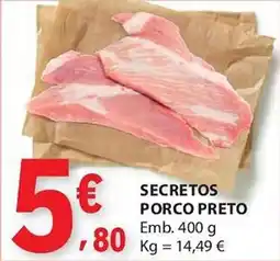 E.Leclerc Secretos porco preto promoção
