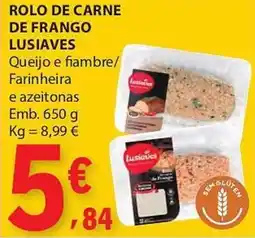 E.Leclerc Rolo de carne de frango lusiaves promoção