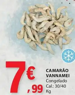 E.Leclerc Camarão vannamei congelado promoção
