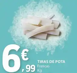 E.Leclerc Tiras de pota frescas promoção