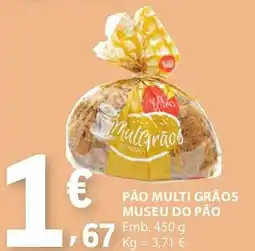 E.Leclerc Pão multi grãos museu do pão promoção