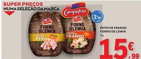 E.Leclerc Peito de frango forno de lenha promoção