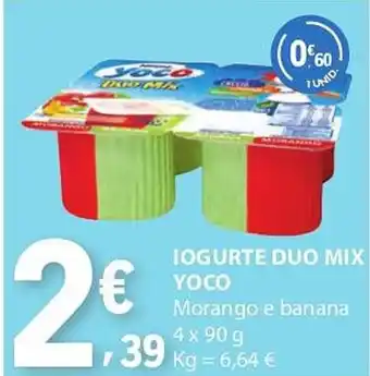E.Leclerc Iogurte duo mix yoco promoção