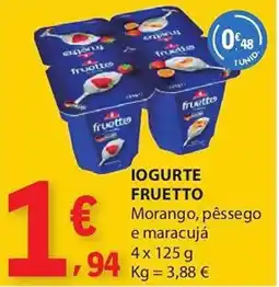 E.Leclerc Iogurte fruetto promoção