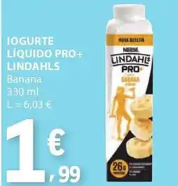 E.Leclerc Iogurte líquido pro+ lindahls promoção