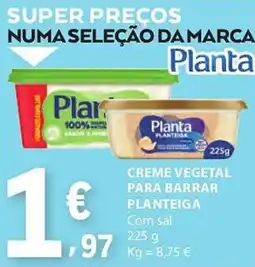 E.Leclerc Creme vegetal para barrar planteiga promoção