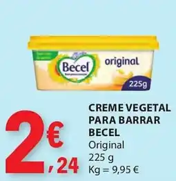 E.Leclerc Creme vegetal para barrar becel promoção