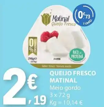 E.Leclerc Queijo fresco matinal promoção