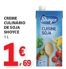 E.Leclerc Creme culinário de soja shoyce promoção