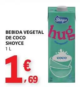 E.Leclerc Bebida vegetal de coco shoyce promoção