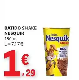 E.Leclerc Batido shake nesquik promoção
