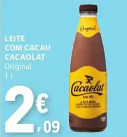 E.Leclerc Leite com cacau cacaolat promoção