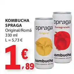 E.Leclerc Kombucha spraga promoção