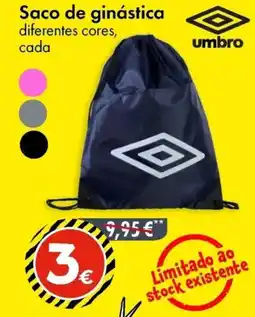TEDi Saco de ginástica promoção