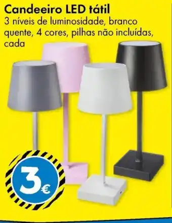 TEDi Candeeiro LED tátil promoção