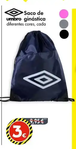 TEDi Saco de umbro ginástica diferentes cores, cada promoção