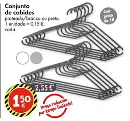 TEDi Conjunto de cabides promoção