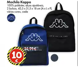 TEDi Mochila Kappa promoção