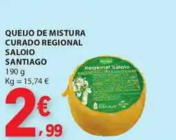 E.Leclerc Queijo de mistura curado regional saloio santiago promoção