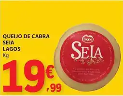 E.Leclerc Queijo de cabra seia lagos promoção