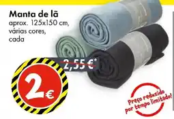 TEDi Manta de lã promoção