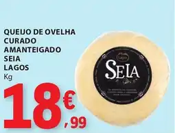 E.Leclerc Queijo de ovelha curado amanteigado seia lagos promoção