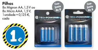TEDi Pilhas promoção