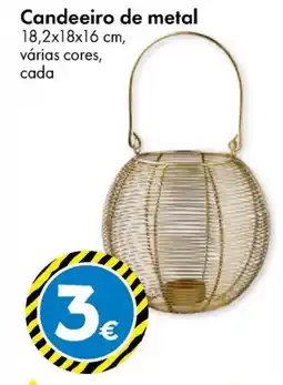 TEDi Candeeiro de metal promoção