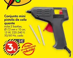 TEDi Conjunto mini pistola de cola quente promoção