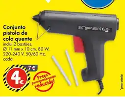TEDi Conjunto pistola de cola quente promoção