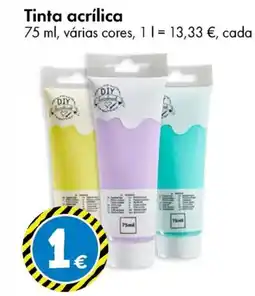 TEDi Tinta acrílica promoção