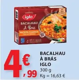 E.Leclerc Bacalhau à brás iglo promoção