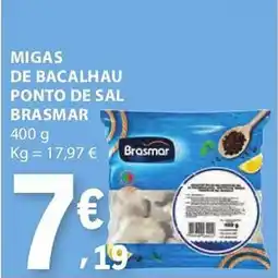 E.Leclerc Migas de bacalhau ponto de sal brasmar promoção