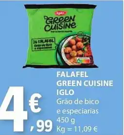 E.Leclerc Falafel green cuisine iglo promoção
