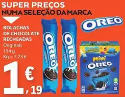E.Leclerc Bolachas de chocolate recheadas Oreo promoção