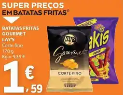 E.Leclerc Batatas fritas gourmet lay's promoção